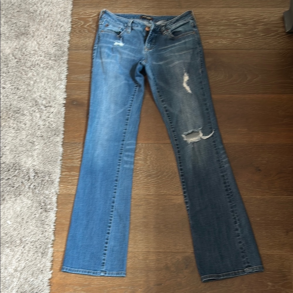Women's Dear John Distressed Bootcut Jeans. Size 25.